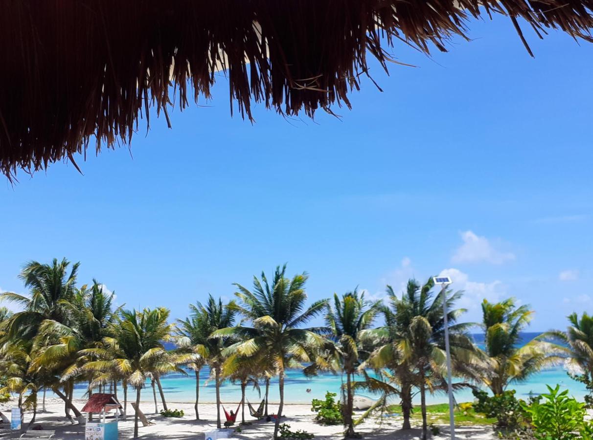 Palmeras De Mahahual Cabanas Экстерьер фото
