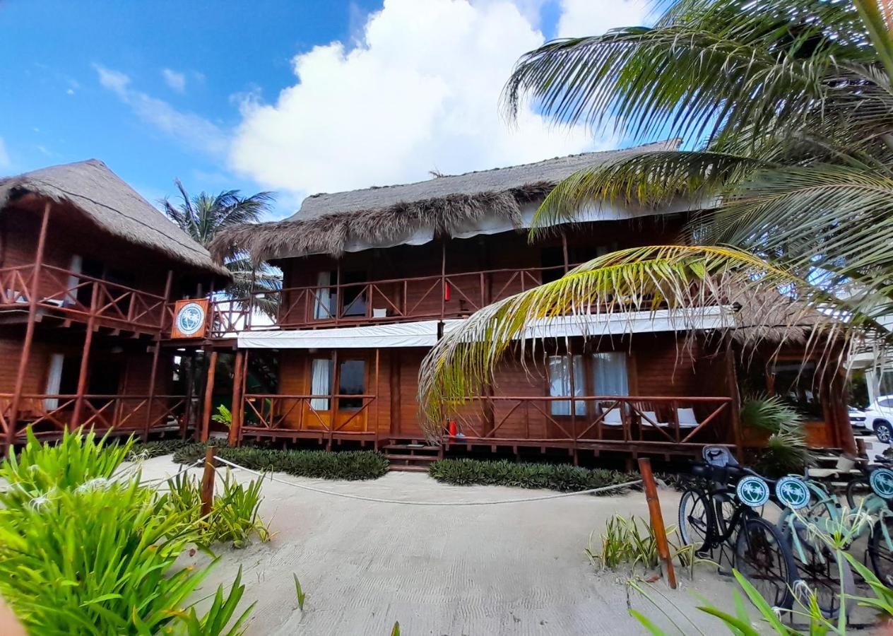 Palmeras De Mahahual Cabanas Экстерьер фото
