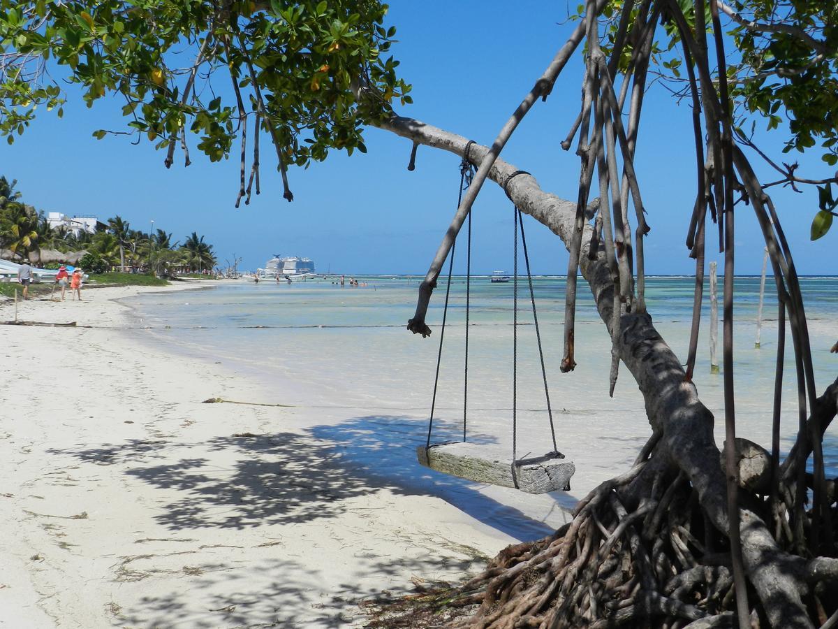 Palmeras De Mahahual Cabanas Экстерьер фото